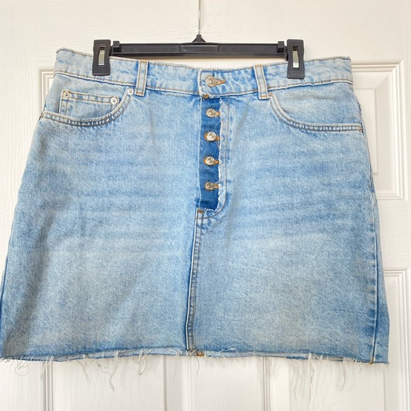 Zara Skirts Zara Denim Mini Skirt Poshmark